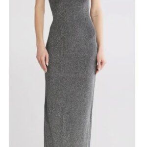 Naked Wardrobe Shimmer Maxi Dress